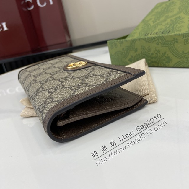 Gucci專櫃古馳最新款Ophidia系列GG長款錢包男士錢夾 jh2830型號：791746